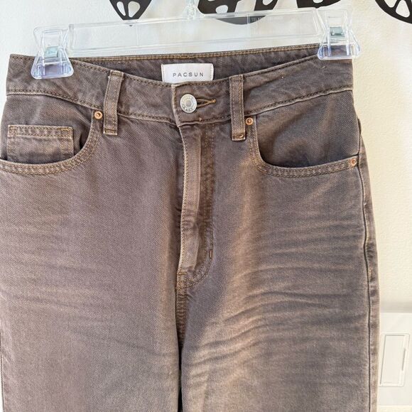 PacSun Eco Brown '90s Boyfriend Jeans in Brown 24 - Picture 5 of 15